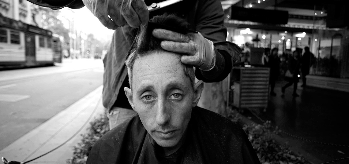 Homeless Hair Cut
